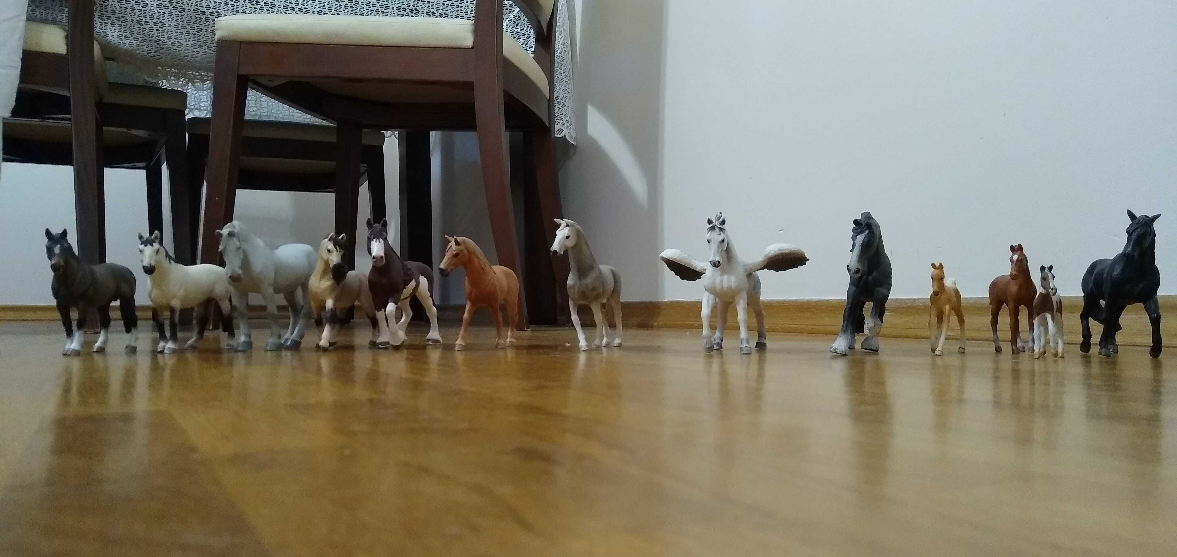 Kolekcja koni Schleich 11 i Collecta 2