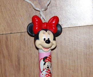 mickey mouse myszka minni zabawka długopsi błyszczyk dziewczynka