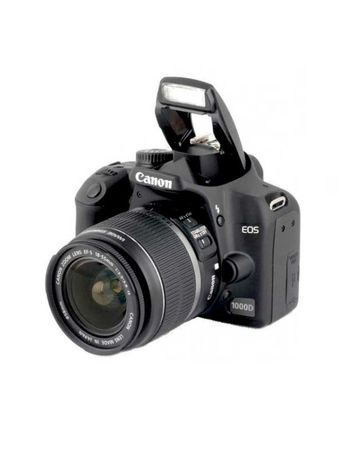 Aparat Canon EOS 1000D 4444 zdjęć + obiektyw EF-S 18-55, torba