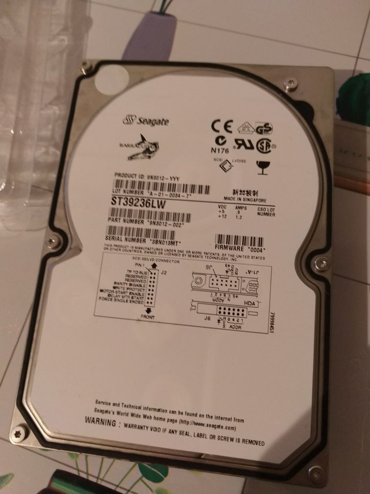 Dysk twardy scsi Seagate ST392