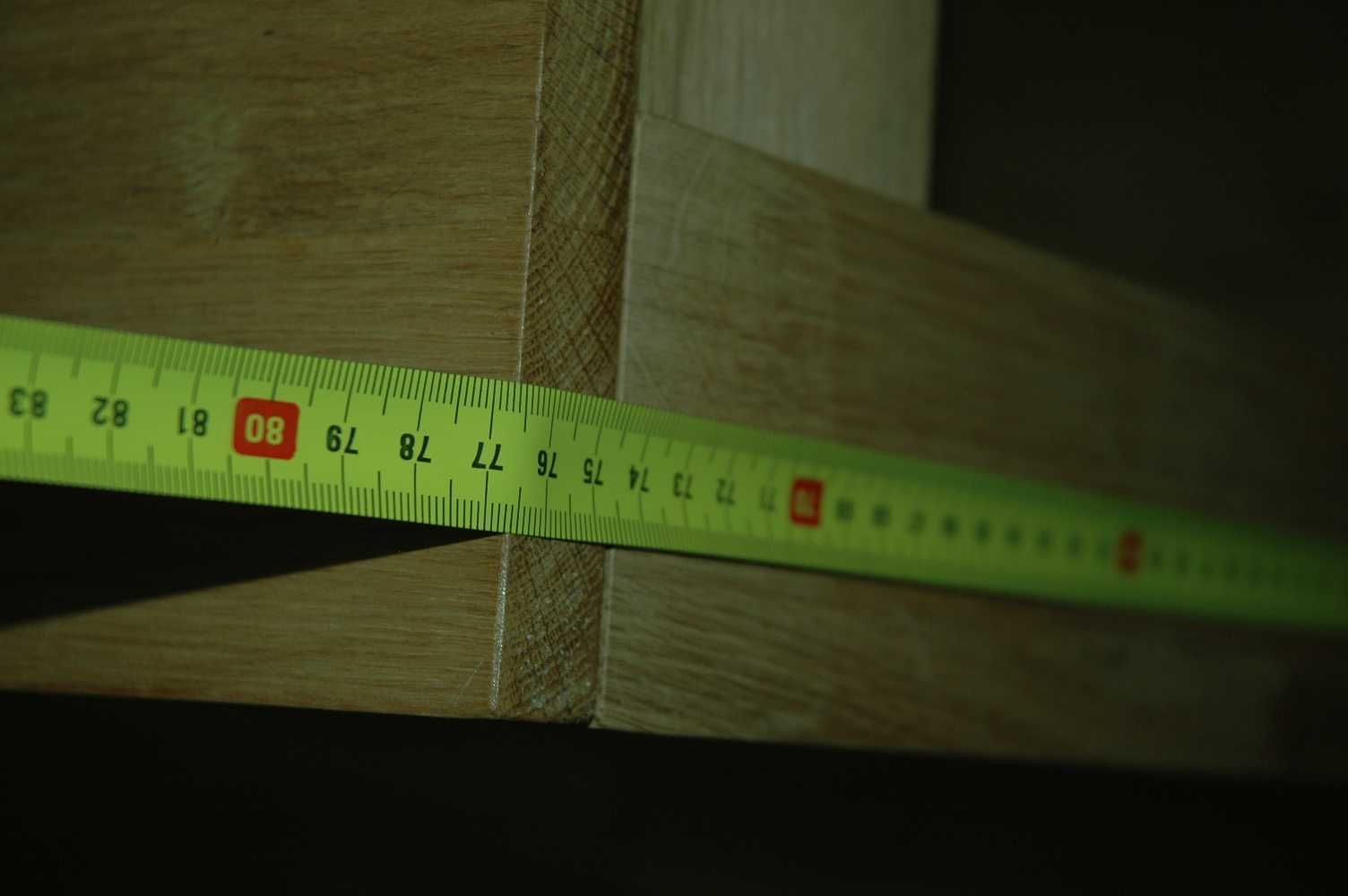 Stół dębowy lite drewno 76x120cm