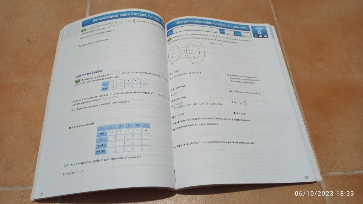 Cadernos de atividades Matemáticas 7° ano