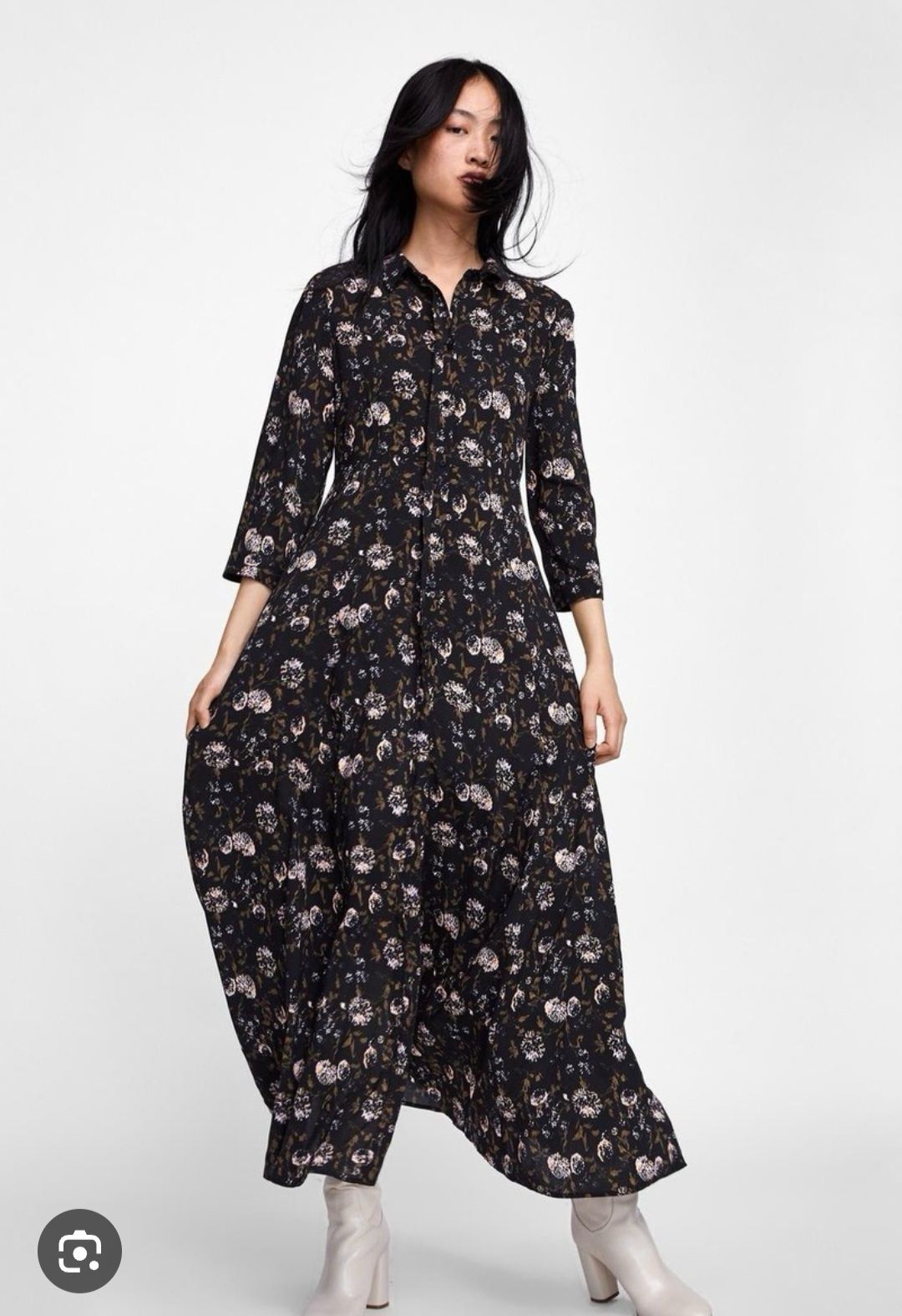 Zara Л/ХЛ сукня довга з кишенями