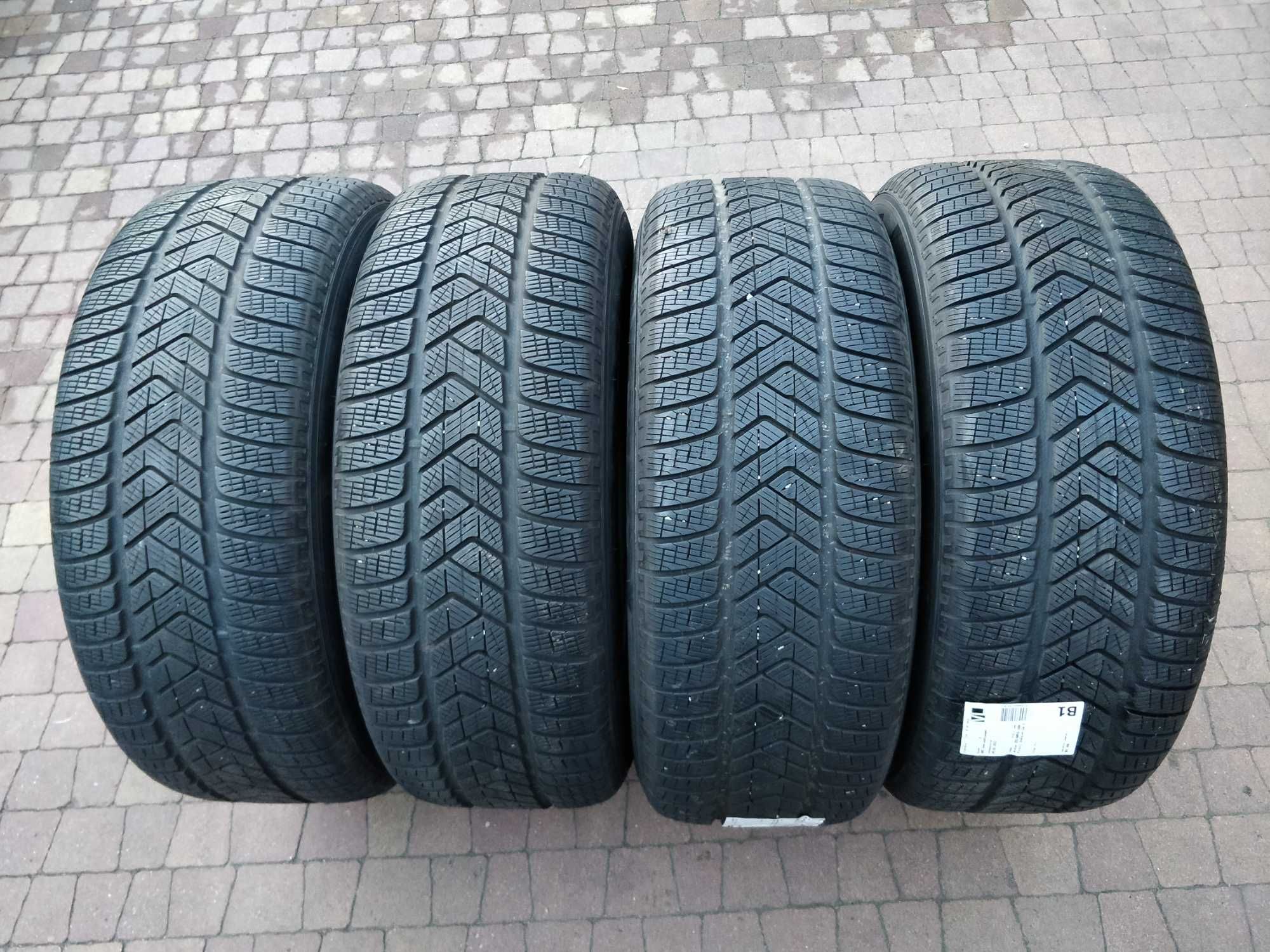 3493. Koła zimowe Audi Q7 4M0 oryginalne 5x112 ET25 255/60/18 Pirelli