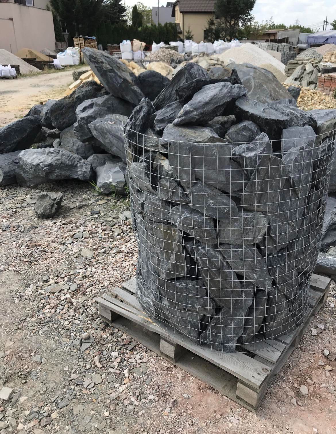 Czarny Kamień do Akwarium Łupek Filitowy, Filit Skała Żwirek Malawi
