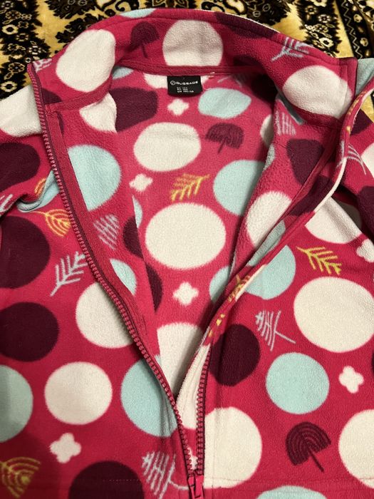 Теплая флисовая кофточка для девочки