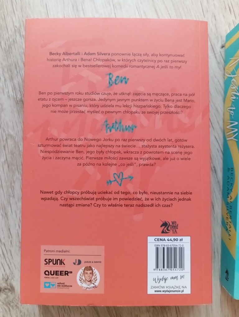 Zestaw książek "A jeśli to my"&" To właśnie my" Adam Silvera