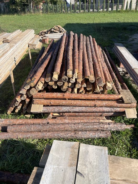 Stemple budowlane po jednej budowie