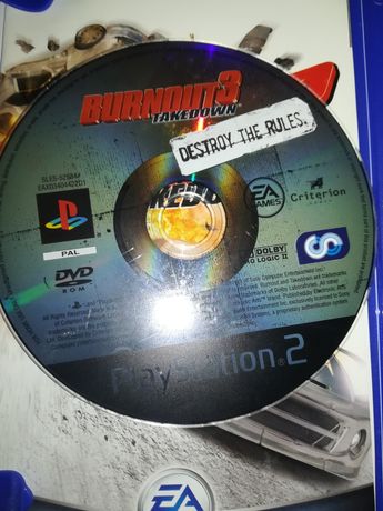 Burnout Takedown 3 jogo PS2 w2c rally evolved