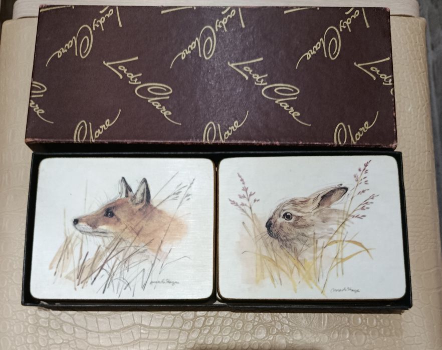 Вінтажні оригінальні підставки для гарячого Lady Clare Англія