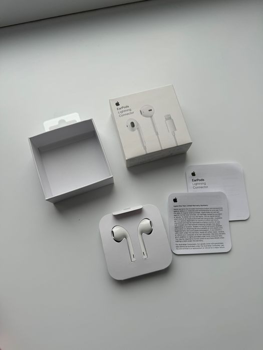 Наушники Apple EarPods Lightning 100% Оригинал Original ЕарПодс 3.5mm