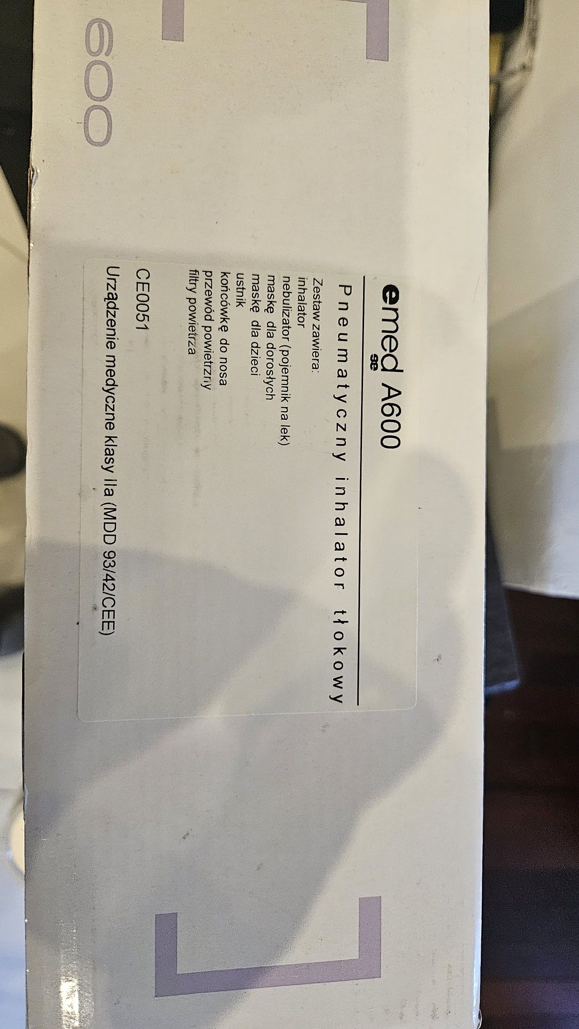 Inhalator pneumatyczno-tłokowy EMED A600