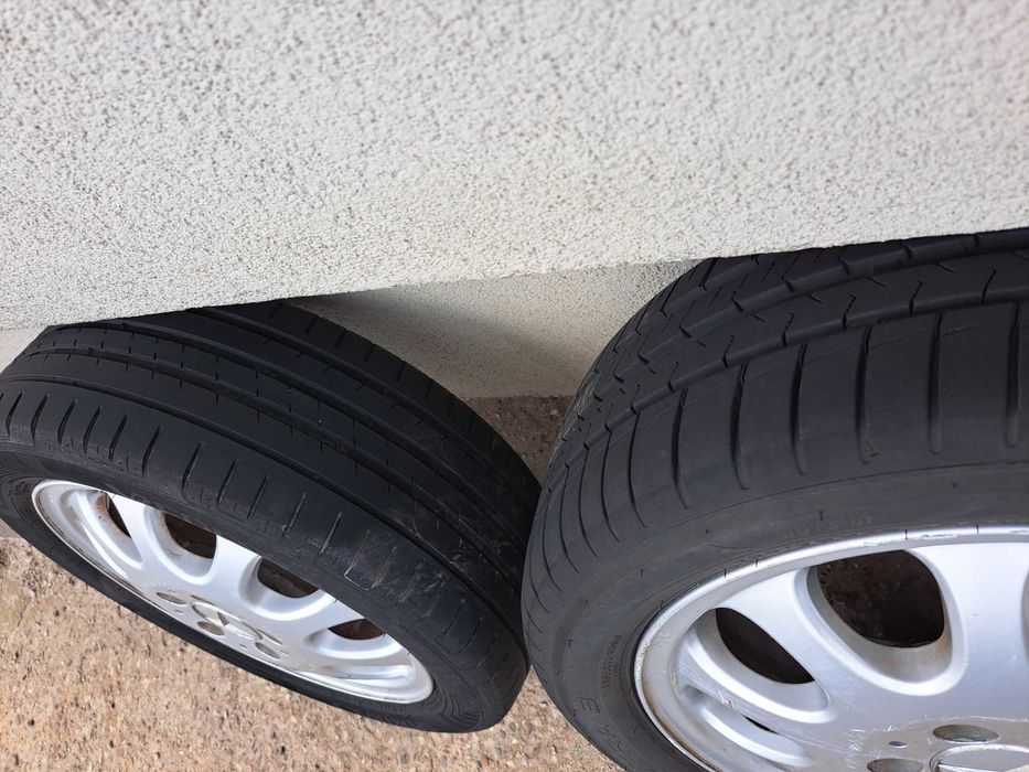 Felgi aluminiowe koła opony lato Mercedes A Klasa W168 kpl