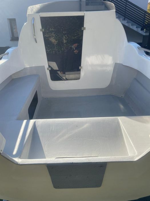 Łódź kabinowa łódka motorowa wędkarska fiord 425 + silnik zaburtowy