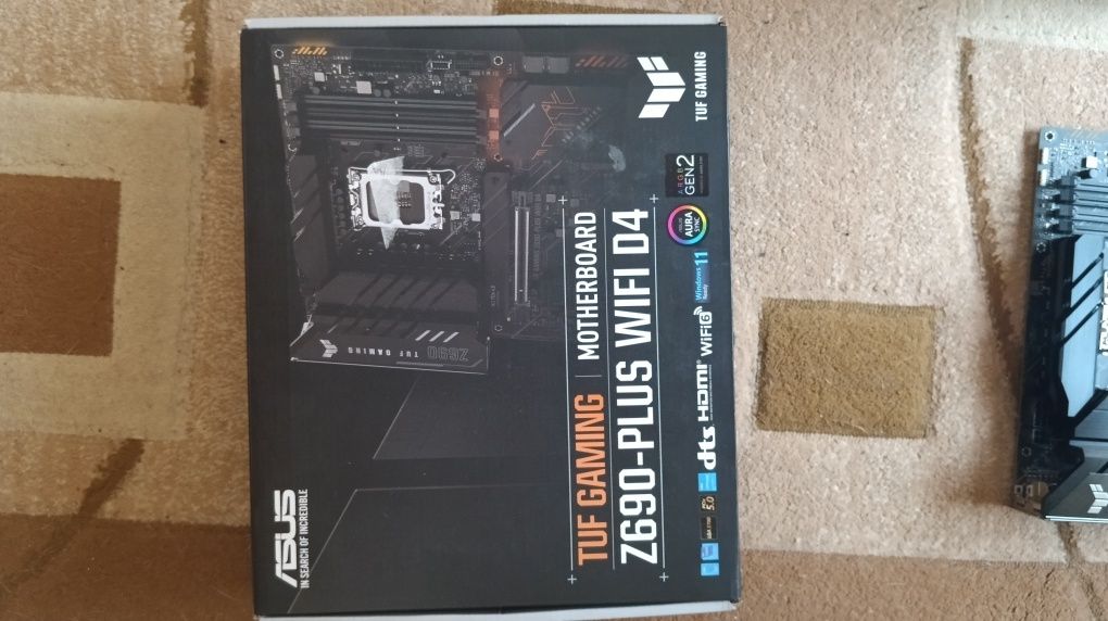 Топовий Комплект Z690 tuf gaming+ i5 12400f