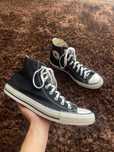 Кеди convers all star конверс чорні високі 30,5см 46,5