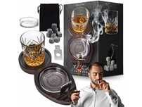 Zestaw do Whisky i Cygara Elegancki Prezent Gadżet dla Faceta Kostki