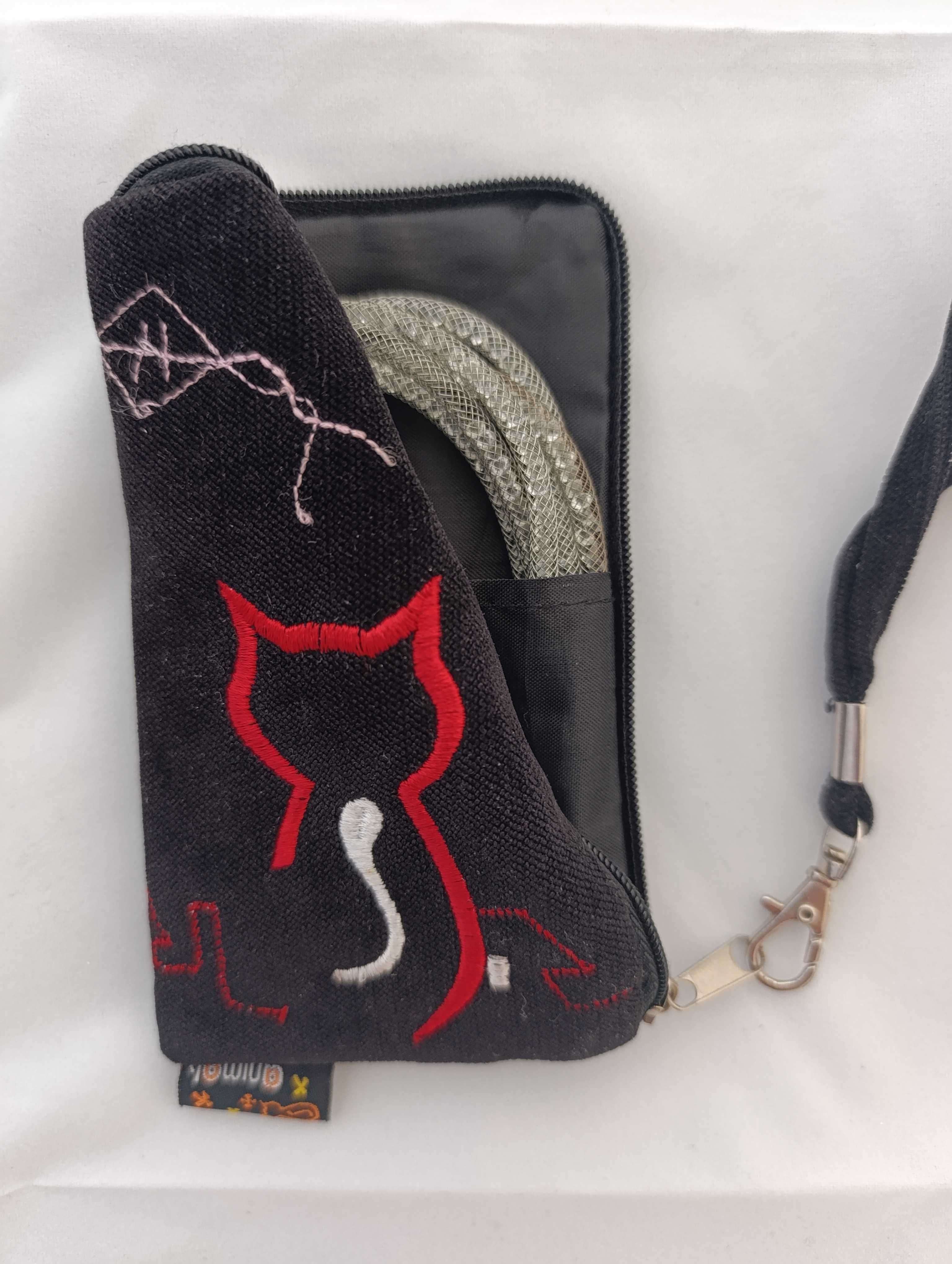 Pokrowiec etui materiałowe z kotem