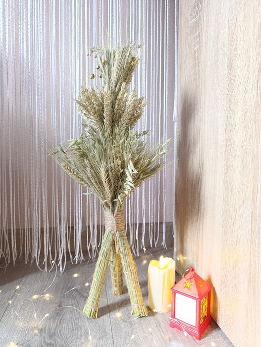 Дідух різдвяний з колосків пшениці