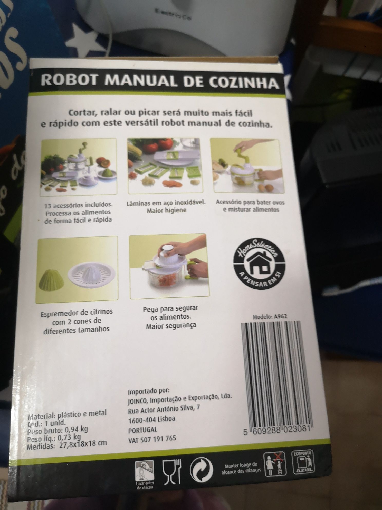 Robot manual cozinha