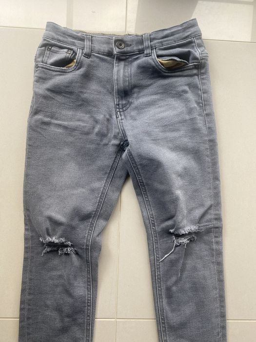 Jeansy reserved szare