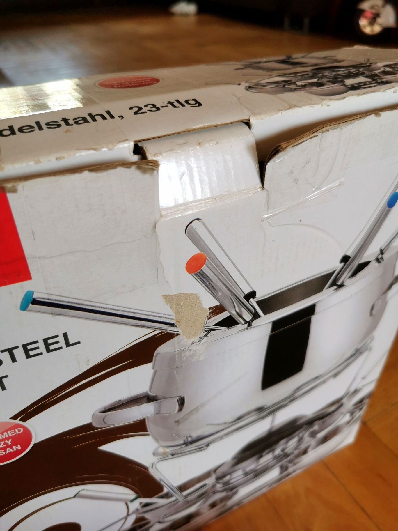 Bergner komplet do fondue ze stali nierdzewnej