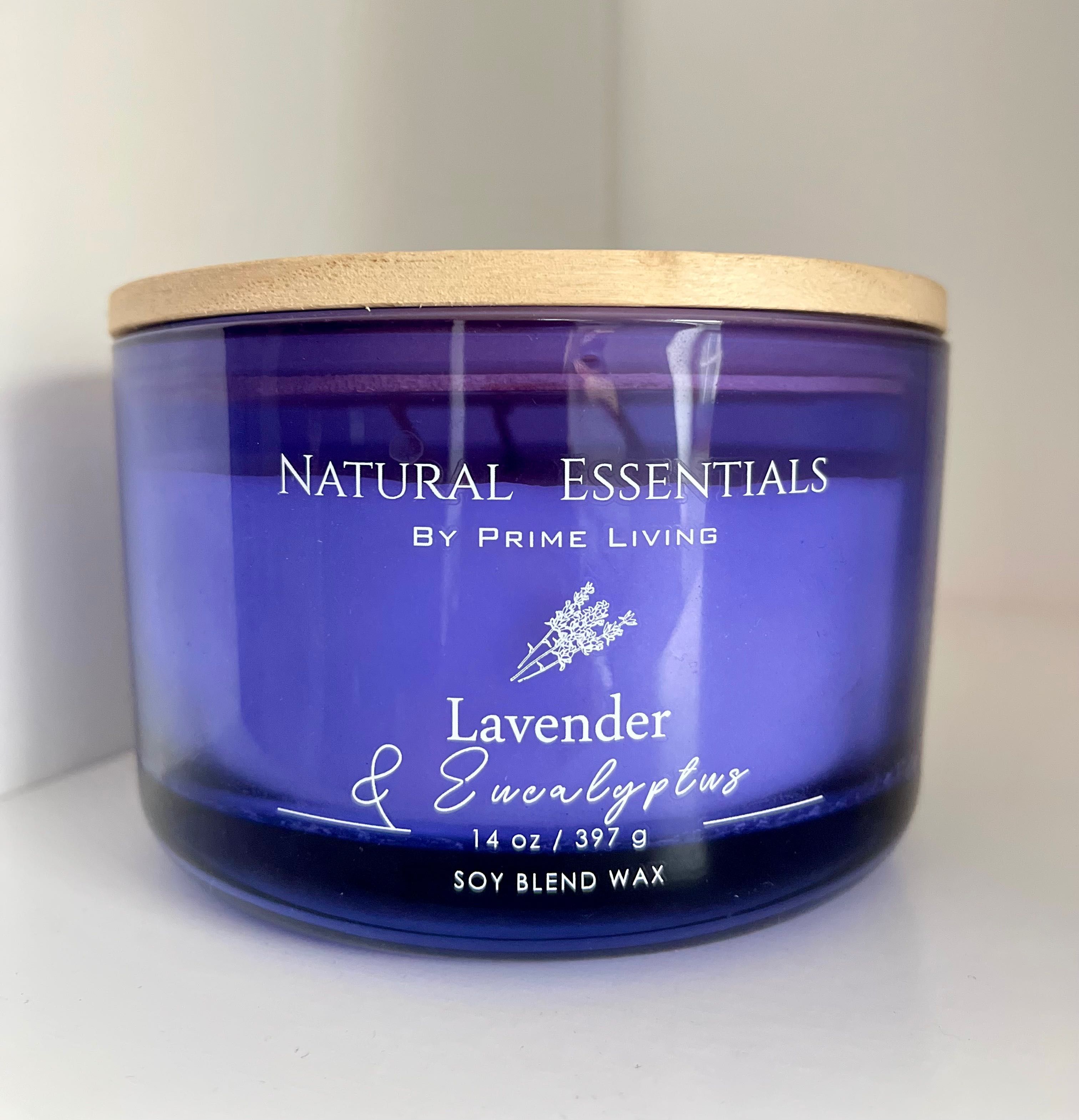 Natural Essentials świeca / świeczka zapachowa. Sojowa. 3-knotowa.