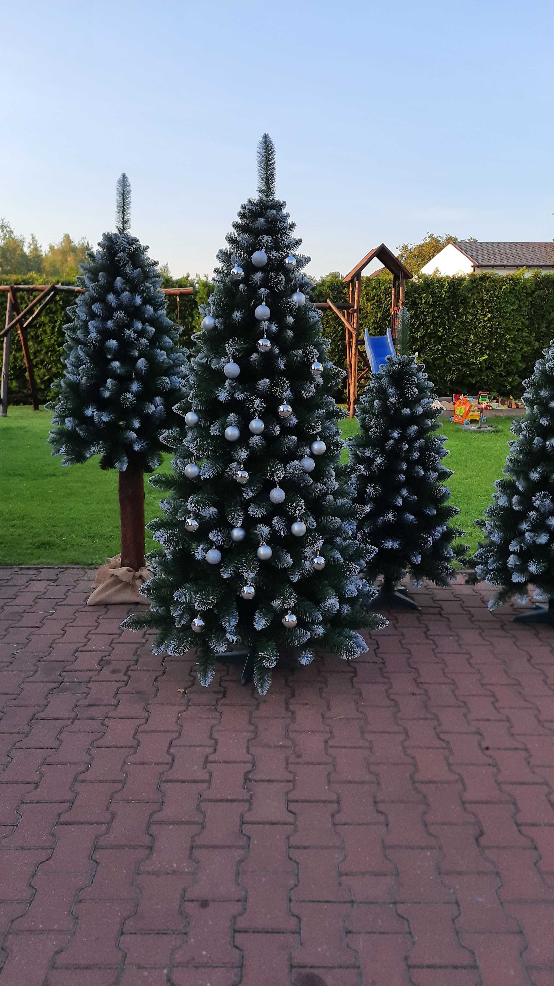 Choinka Sztuczna na stojaku Gęsta 180cm Sosna Diamentowa Producent