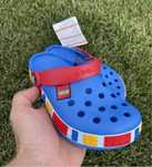 Крокси дитячі сині лего crocs lego детские кроксы купить для мальчика