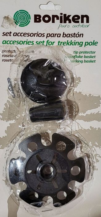 Bastão Boriken para caminhada / alpinismo com acessórios