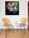 Conjunto de 4 cadeiras ant chair - vintage