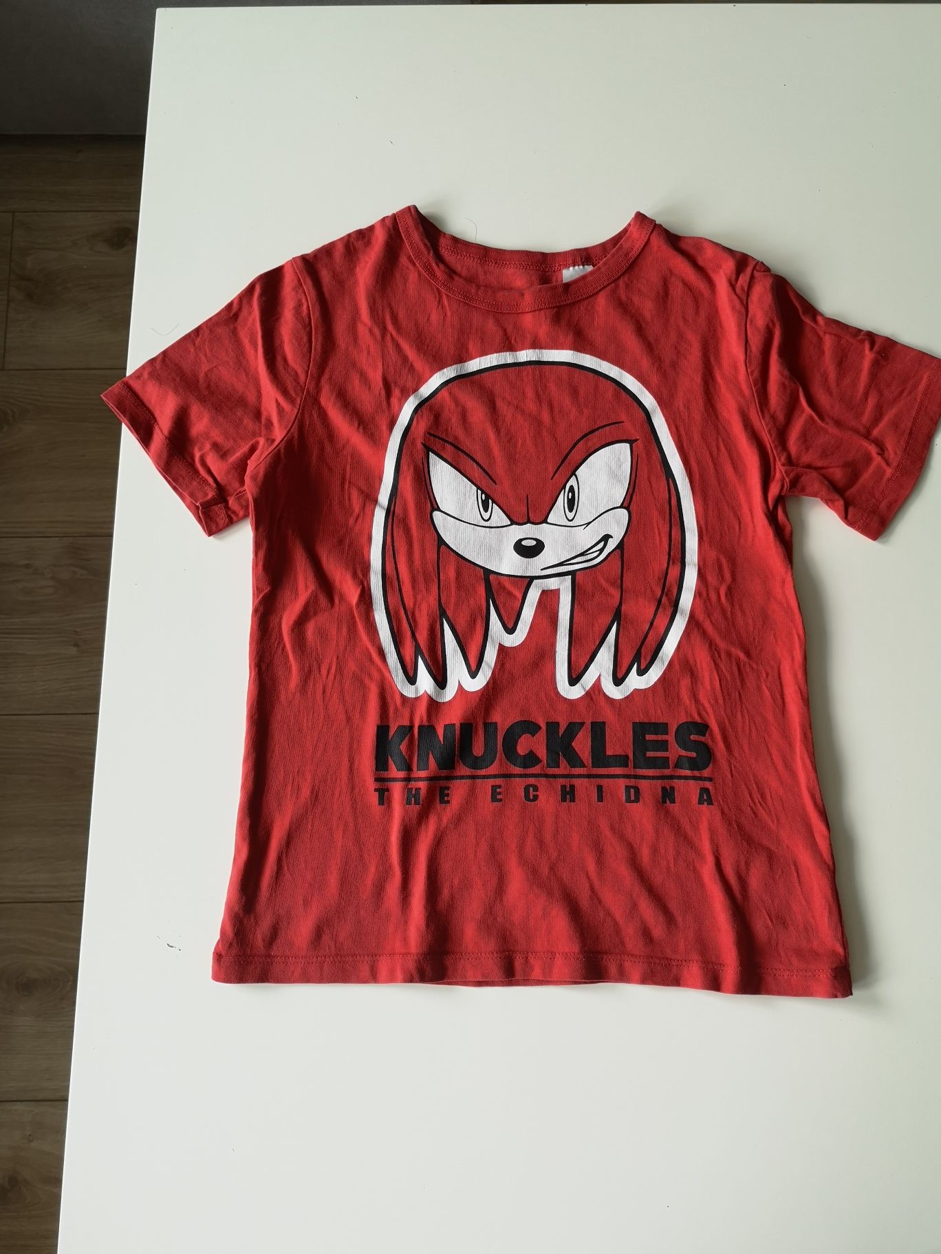 Sonic knuckles koszulka h&m 122 cm