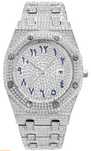 Icediamond CZ Iced Zircon Stones hiphop zegarek męski 43MM Japan mov R