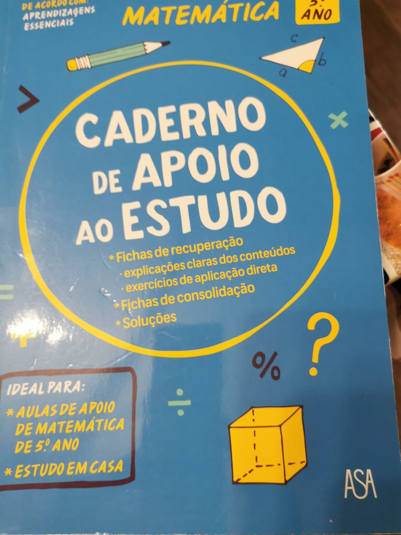 Caderno de apoio de matemática do 5°ano