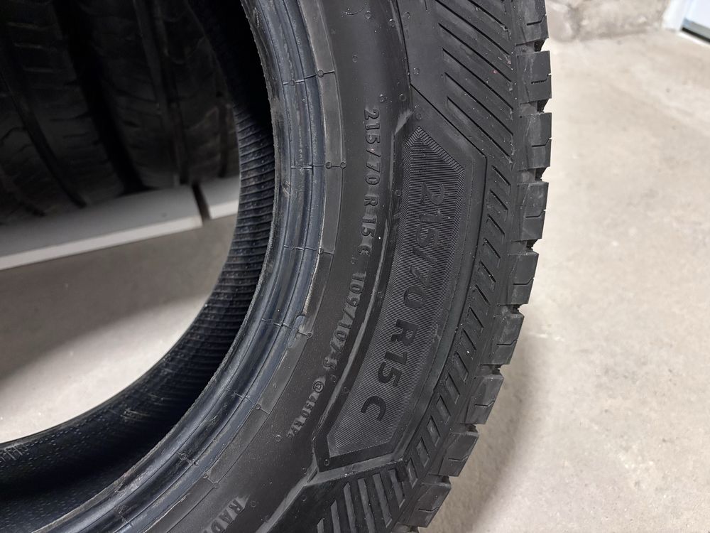 Komplet dostawcze Barum Vanis 3 215/70 R15 C 2024 rok 9mm jak nowe