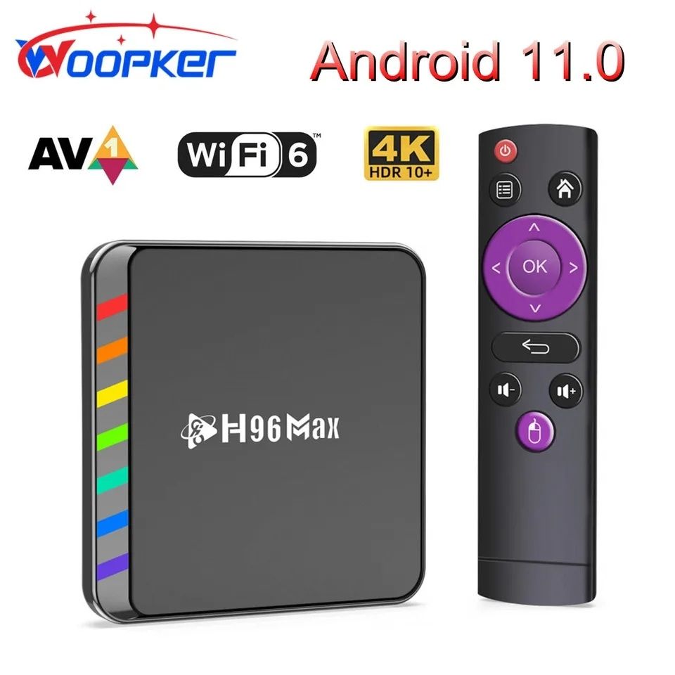 Приставка smart tv нова H96 max w2