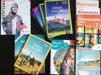 Podręczniki 7 klasa historia, geografia, matematyka, polski, religia