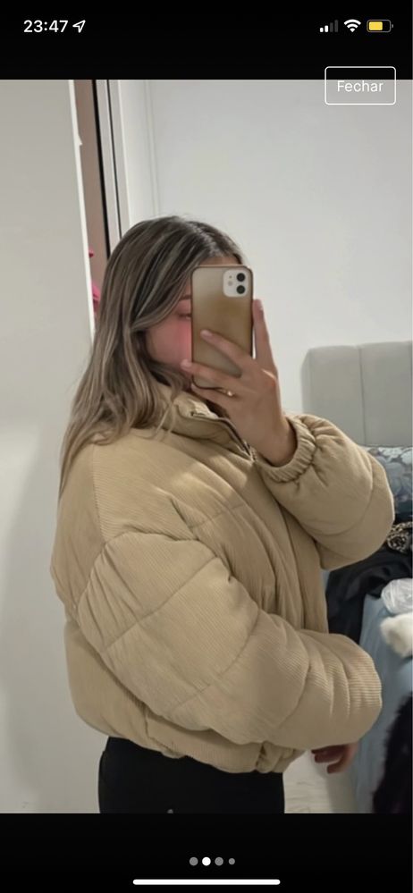 Casaco  puffer Bershka XS/S