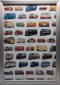 63 x 46cm Obraz Plakat VOLKSWAGEN T1 Transporter Ogórek