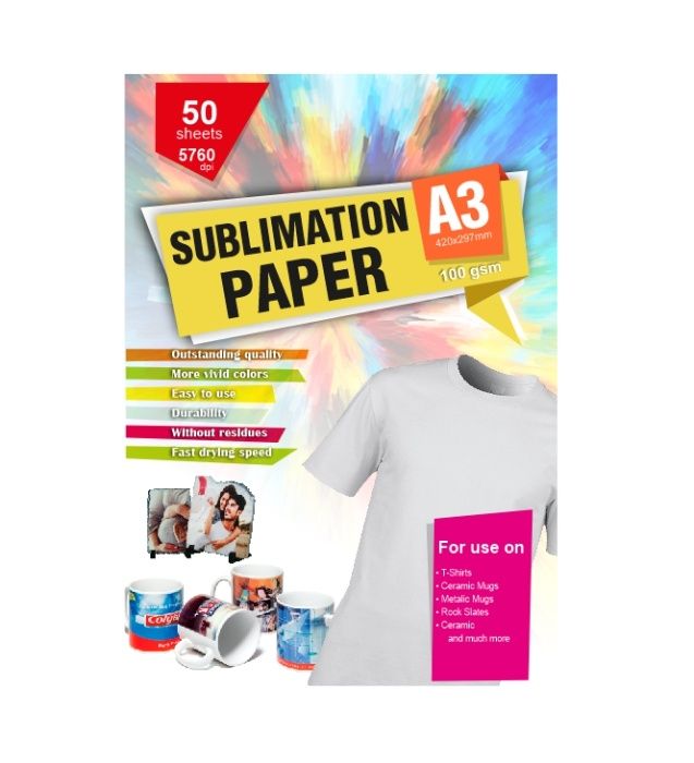 Papel Sublimação A3 e A4