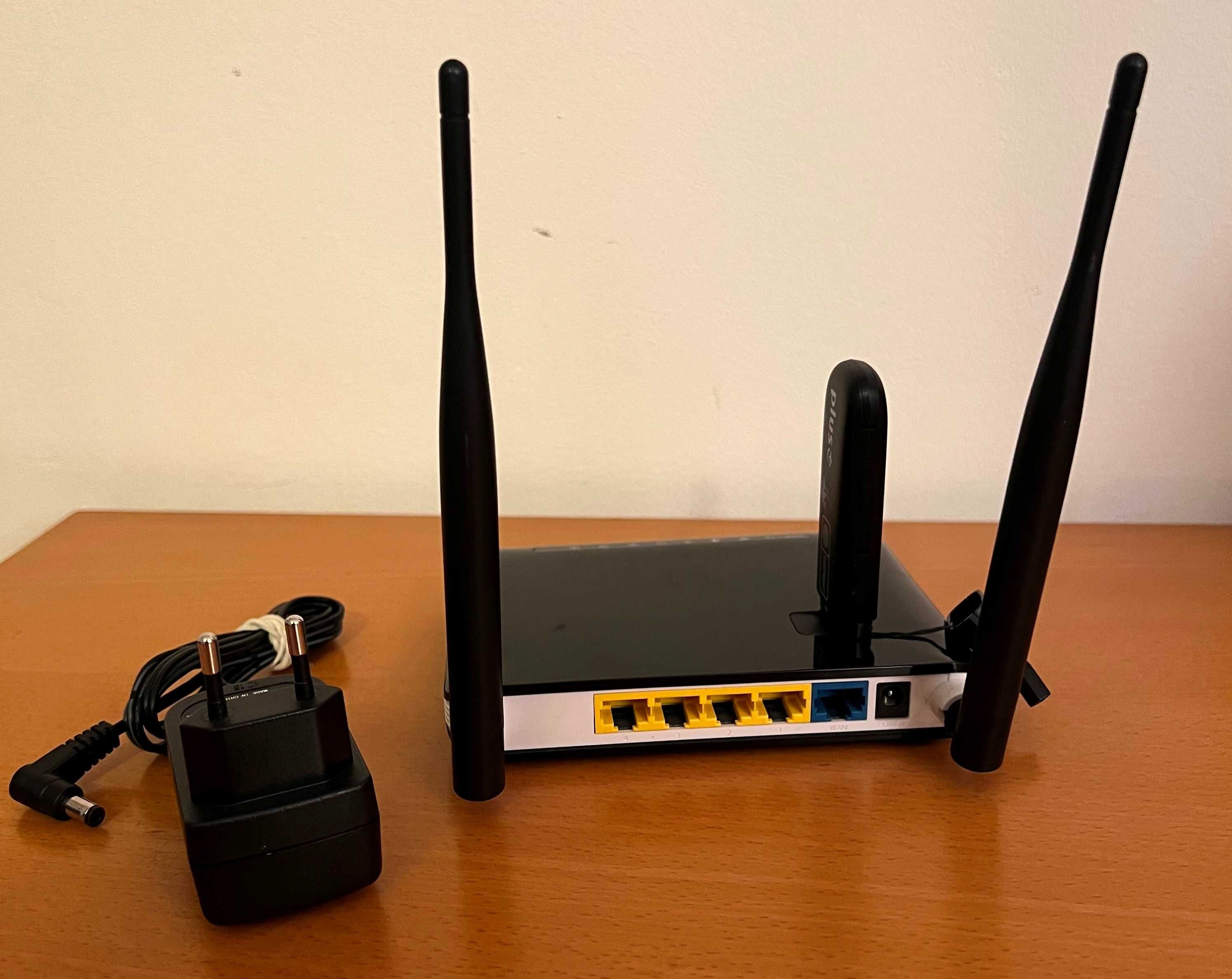 Router D-Link DWR-116 plus Modem USB ZTE mf 823 LTE na kartę sim
