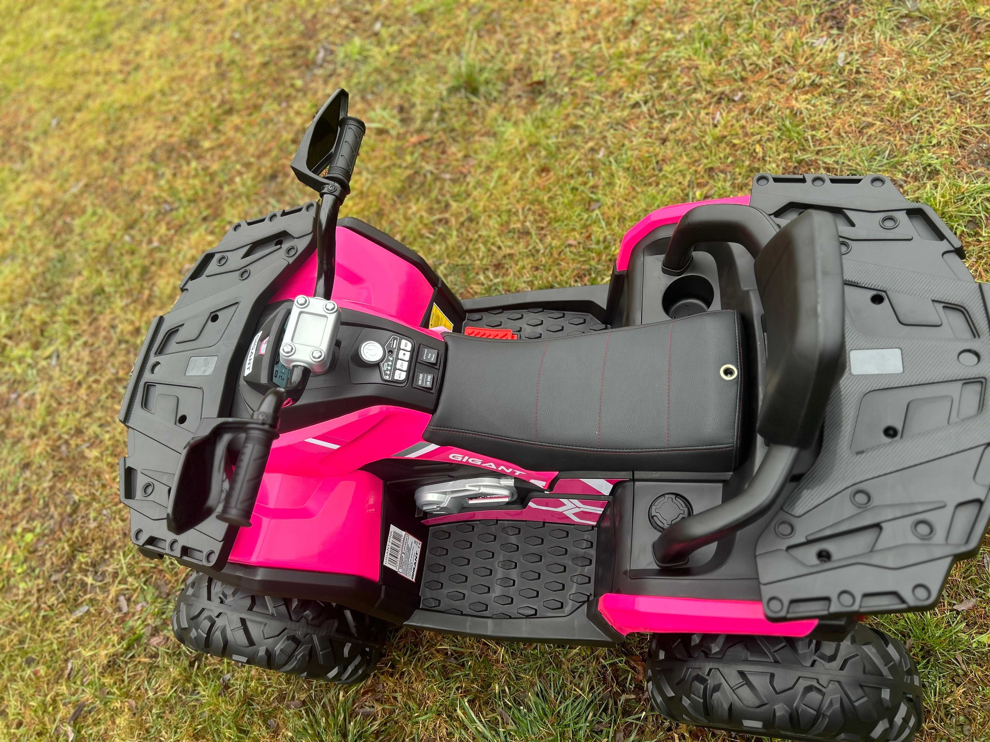 Quad GIGANT 4x4 Auto na akumulator 180W Pojazd Miękkie koła autko