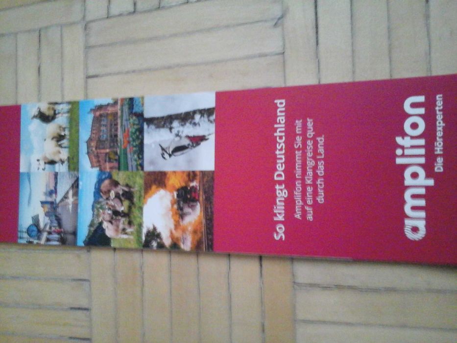 kalendarz firmy Ampflitron z funkcją pocztówek