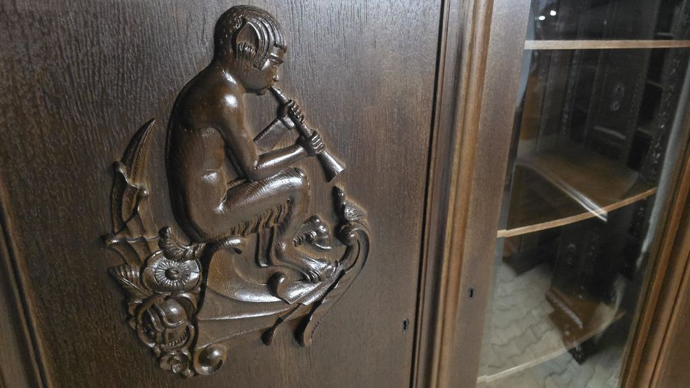 Biblioteka + biurko Gabinet Międzywojnie Antyk