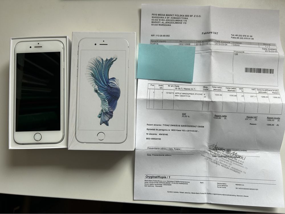 IPhone 6s 32GB srebrny