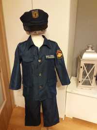 Strój karnawałowy  Policjant strój policjanta przebranie   116/122 (9)