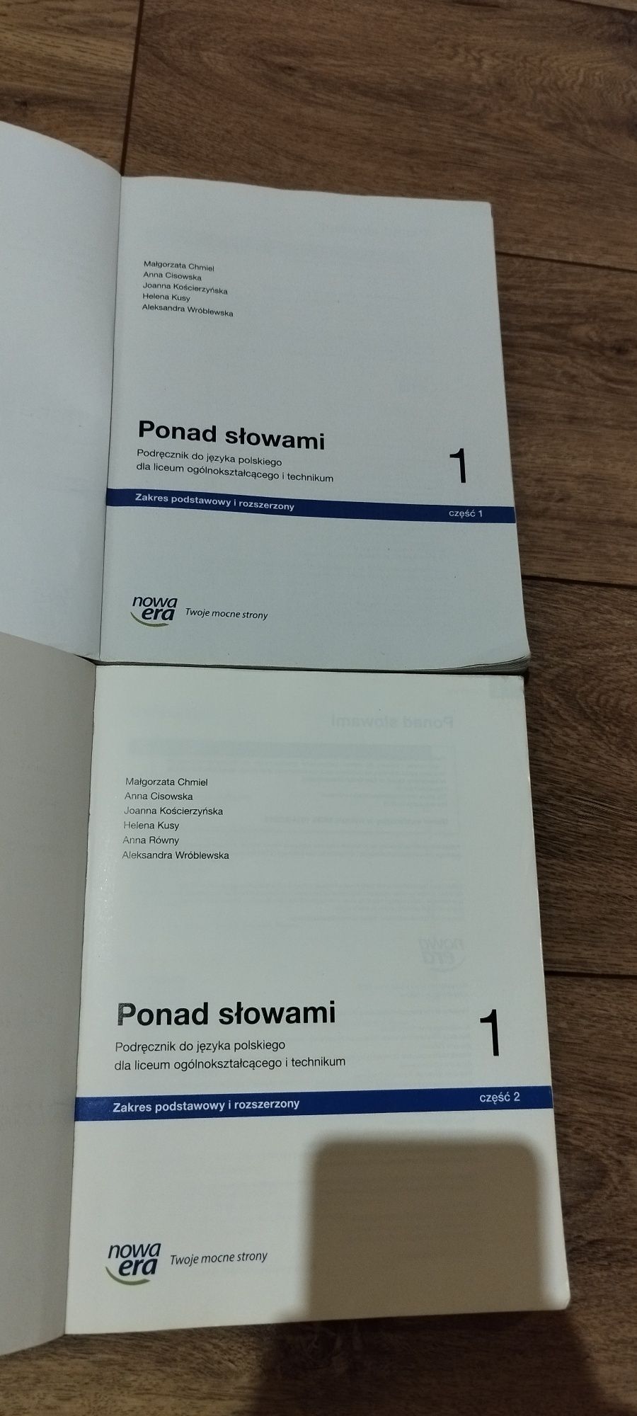 Komplet Ponad słowami 1 część 1, oraz część 2