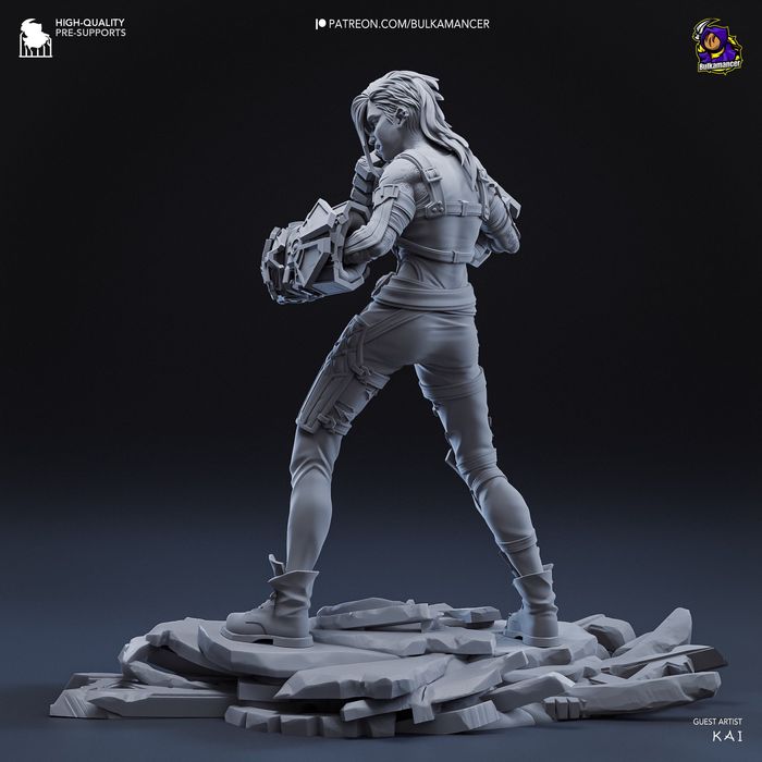 Vi | Arcane | Figurka | druk 3D z żywicy (12K)