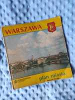 Plan miasta Warszawa 1987 rok