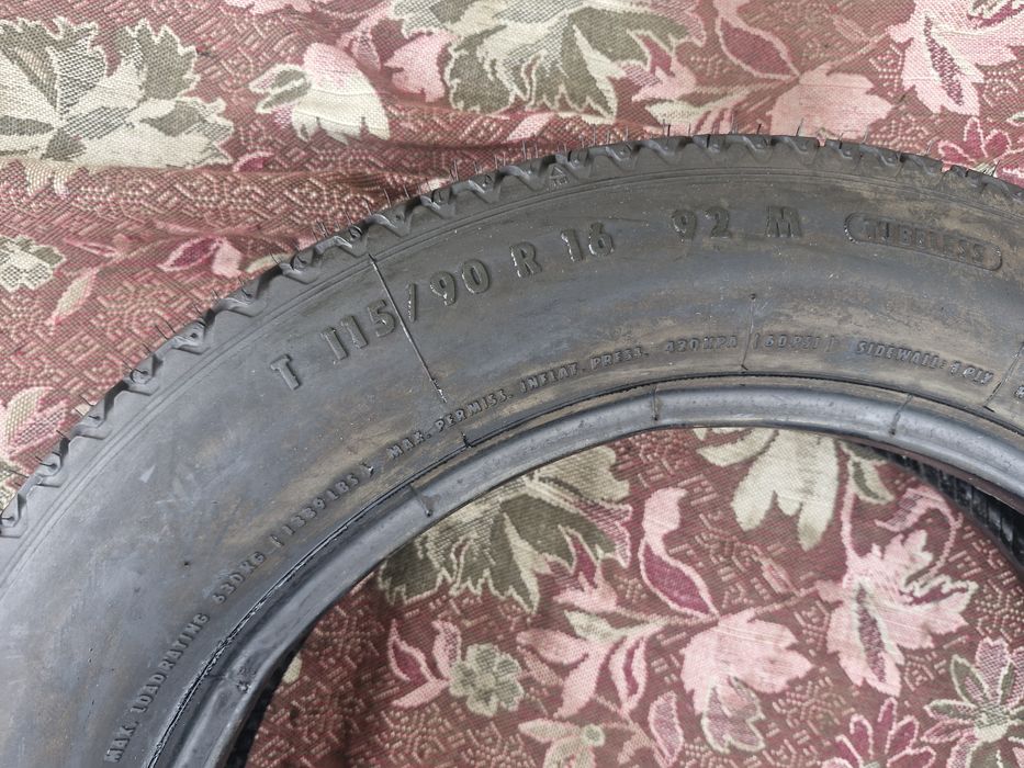 Шина 115/90r16 Continental, Докатка